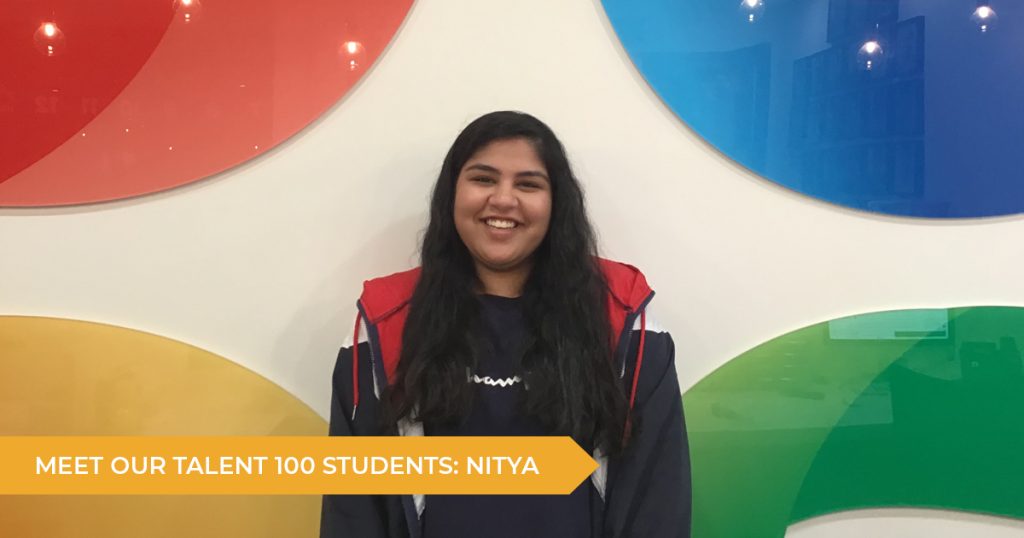 Meet our Talent 100 Student: Nitya