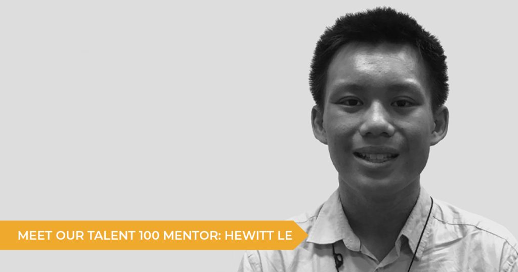Meet Your Talent 100 Mentor: Hewitt Le