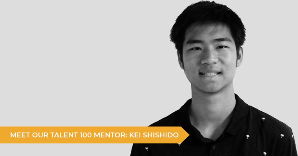 Meet Your Talent 100 Mentor: Kei Shishido