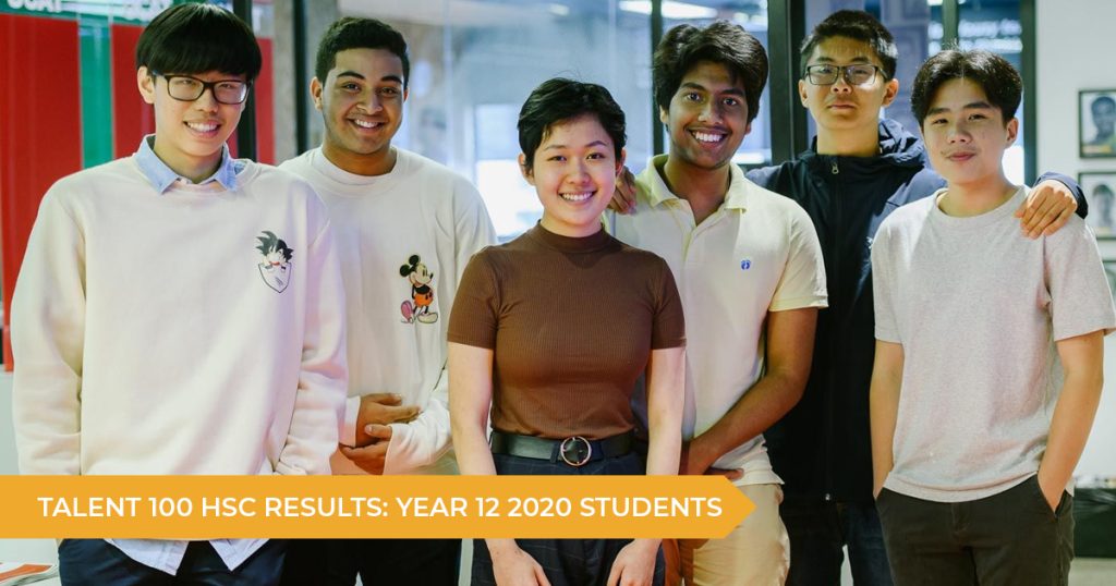 Talent 100 HSC Results: Year 12 2020 Students