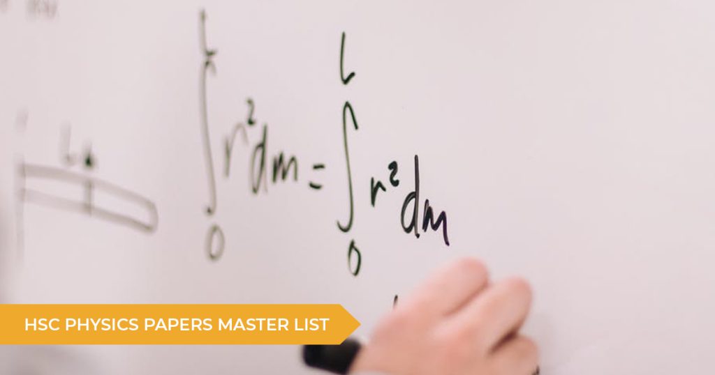 HSC Physics Past Papers Master List